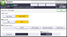 İşlem paneli ekran çizimi