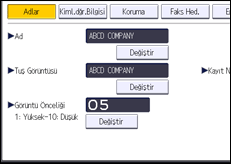 İşlem paneli ekran çizimi