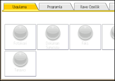 İşlem paneli ekran çizimi