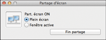 Illustration de l'écran