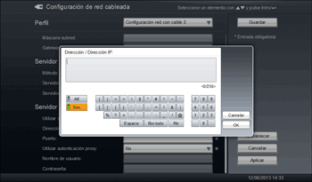 Ilustración de la pantalla