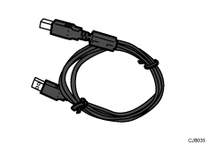 USB cable illustration