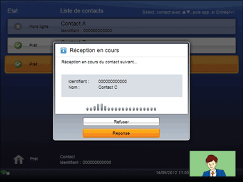 Illustration de l'écran