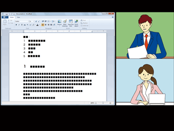 Ilustração da tela