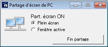 Illustration de l'écran