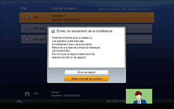 Illustration de l'écran