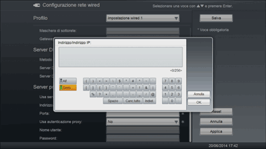 Illustrazione della schermata