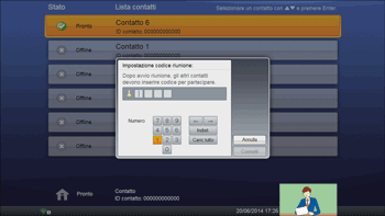 Illustrazione della schermata
