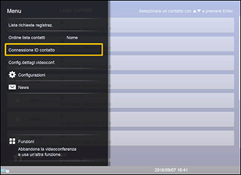 Illustrazione della schermata