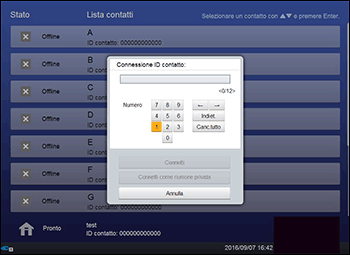 Illustrazione della schermata