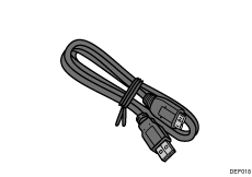 USB cable illustration