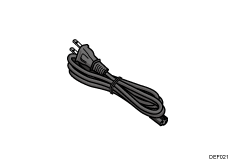 Power cord illustration