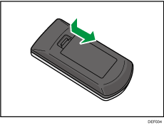 Remote control illustration