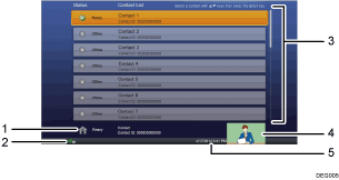 Screen illustration numbered callout illustration