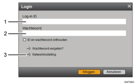 Genummerde schermillustratie paginamenu