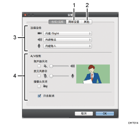 已编号的应用程序屏幕插图说明