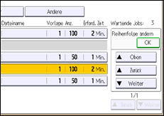 Abbildung Bedienfeld-Display