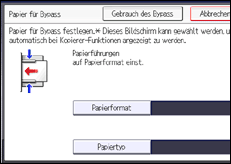 Abbildung Bedienfeld-Display