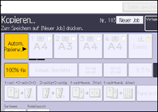 Abbildung Bedienfeld-Display