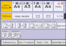 Abbildung Bedienfeld-Display