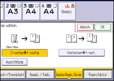 Abbildung Bedienfeld-Display
