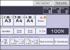 Abbildung Bedienfeld-Display