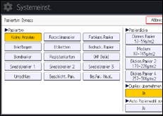 Abbildung Bedienfeld-Display