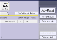 Abbildung Bedienfeld-Display