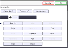Ilustración de la pantalla panel de mandos