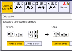 Ilustración de la pantalla panel de mandos