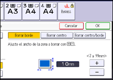 Ilustración de la pantalla panel de mandos