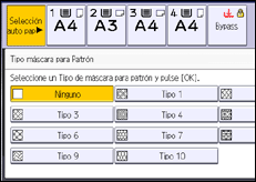 Ilustración de la pantalla panel de mandos