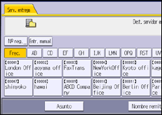 Ilustración de la pantalla panel de mandos