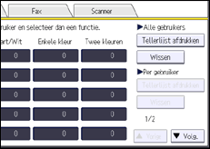 Schermafbeelding bedieningspaneel