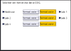 Schermafbeelding bedieningspaneel