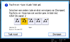 Schermafbeelding bedieningspaneel