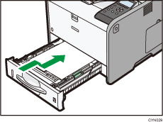 Иллюстрация передней стороны принтера