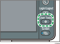 Иллюстрация клавиши "Инструменты пользователя"