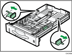 Ilustración de la bandeja de alimentación de papel