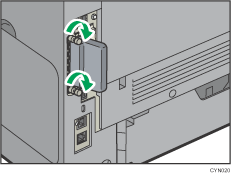 Illustration de l'unité d'interface