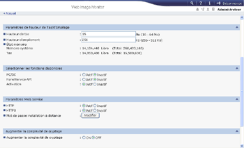 Illustration de la page du navigateur Web