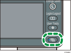 Illustrazione pulsante Schermata semplificata