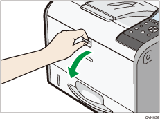 Illustratie van de printer