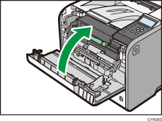 Illustratie van de printer