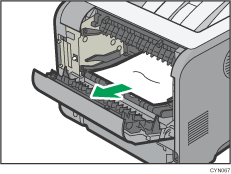Illustratie van de printer