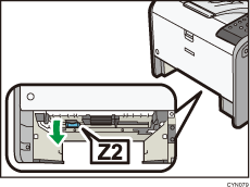 Illustratie van de printer