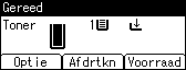 Schermafbeelding bedieningspaneel