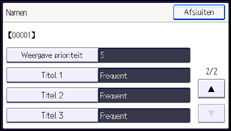 Schermafbeelding bedieningspaneel