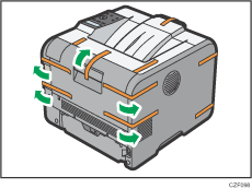 Ilustración de la impresora