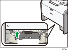 Illustratie van de printer